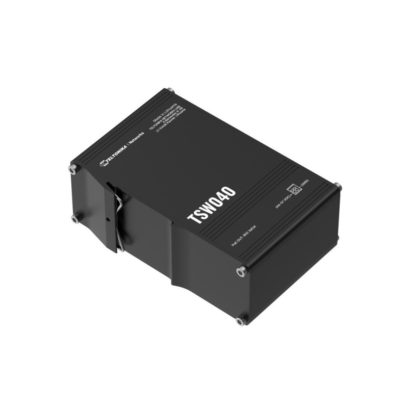 8 prievadų pramoninis komutatorius TELTONIKA TSW040 SWITCHTELTSW040