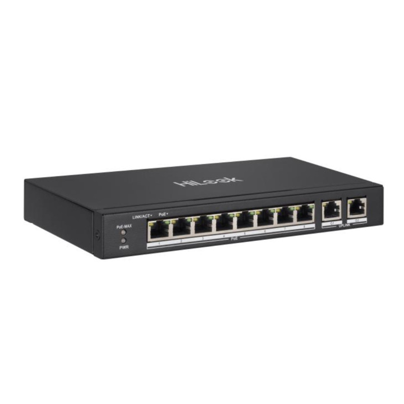 Komutatorius 10 prievadų HiLook NS-0310P-60 SWITCHHLNS0310P60