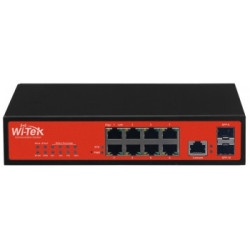 8 prievadų, 8 PoE komutatorius Wi-Tek WI-PS310GF-Alien SWITCHWIPS310GFALIEN