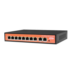8 prievadų, 8 PoE komutatorius Wi-Tek WI-PS510V SWITCHWIPS510V