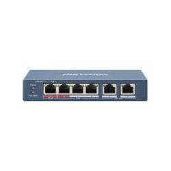 6 prievadų, 4 PoE prievadų komutatorius Hikvision DS-3E0106HP-E SWITCHDS3E0106HPE