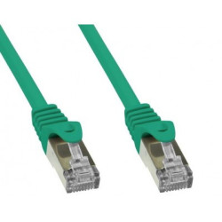 Patch kabelis (1m, S/FTP, CAT6, žalias) KRPAT6SFTP1GRN