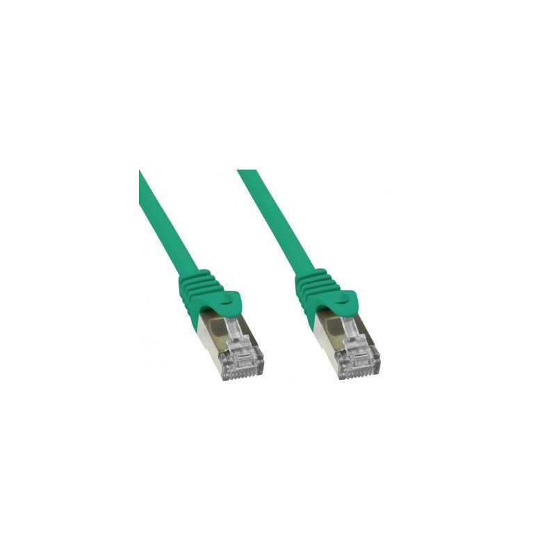 Patch kabelis (1m, S/FTP, CAT6, žalias) KRPAT6SFTP1GRN