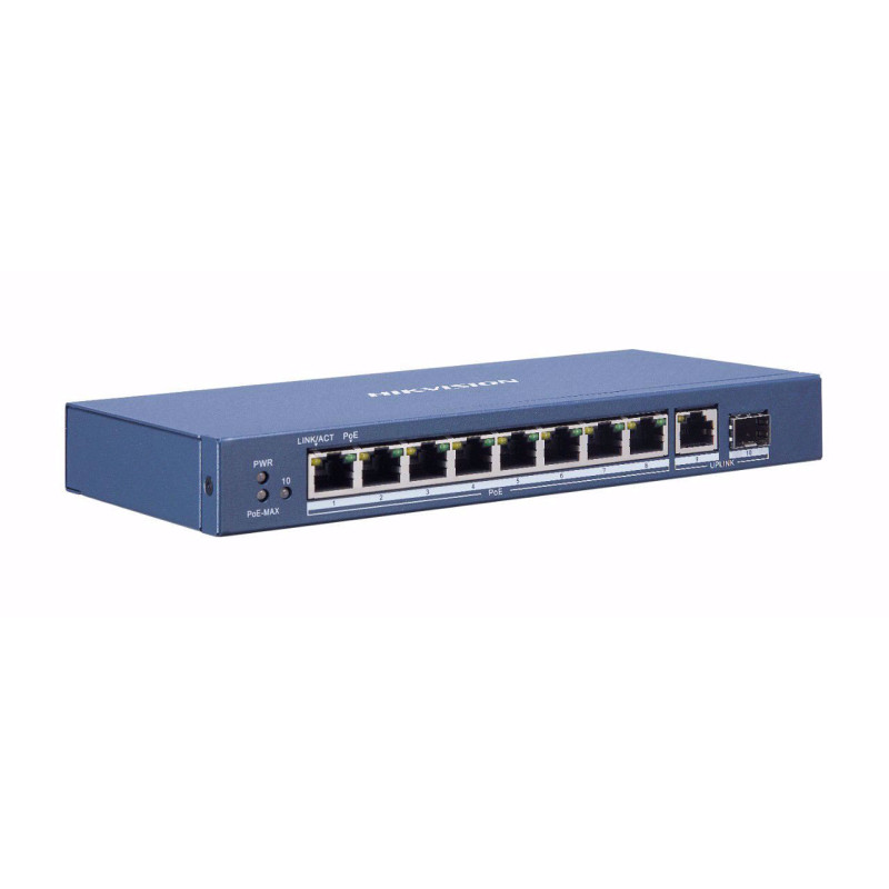 Hikvision 10 prievadų 8 PoE prievadų  komutatorius DS-3E0510P-E SWITCHDS3E0510PE