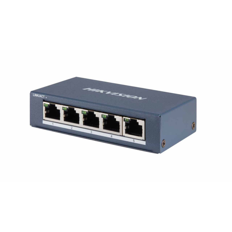 Hikvision 5 prievadų 4 PoE prievadų komutatorius DS-3E0505P-E SWITCHDS3E0505PE