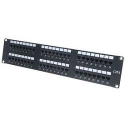 Komutacinė panelė 19' 2U UTP, 48 ports 6e cat TKP2U48PUTP6K