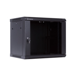 Komutacinė pakabinama spinta 19" 6U 600x450 (juoda) KS6U600X450PAKJ