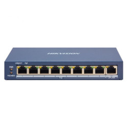 9 prievadų, 8 PoE prievadų komutatorius Hikvision DS-3E1309P-EI SWITCHDS3E1309PEI