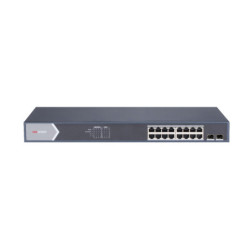 18 prievadų, 16 PoE prievadų komutatorius Hik-vision DS-3E1518P-SI SWITCHDS3E1518PSI