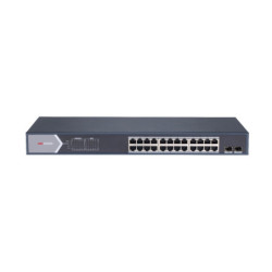 26 prievadų, 24 PoE prievadų komutatorius Hikvision DS-3E1526P-SI SWITCHDS3E1526PSI