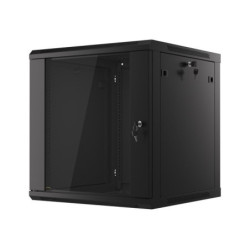 Komutacinė spinta 19'' pakabinama 12U 600x600x637 (nesurinkta, juoda) KS12U600X600PAKNJSW