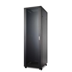 Komutacinė spinta 19'' pastatoma 42U 600x600x2055 (nesurinkta, juoda) KS42U600X600PASTNJSW