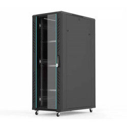 Komutacinė spinta 19'' pastatoma 37U 600x1000x1833 (nesurinkta, juoda) KS37U600X100PASTNJTO