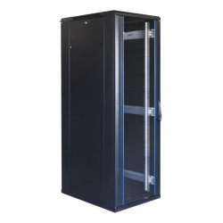 Komutacinė spinta 19'' pastatoma 37U 800x600x1833 (nesurinkta, juoda) KS37U800X600PASTNJTO