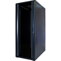Komutacinė spinta 19'' pastatoma 42U 800x1000x2050 (nesurinkta, juoda) KS42U800X1000PASTTJIS
