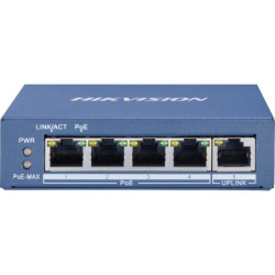 5 prievadų, 4 PoE prievadų komutatorius Hik-vision DS-3E0505P-E/M SWITCHDS3E0505PEM