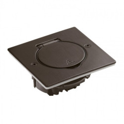 Grindinė dėžė 2mod. 089750 Legrand (&scaron;lifuoto rudo plieno) L089750