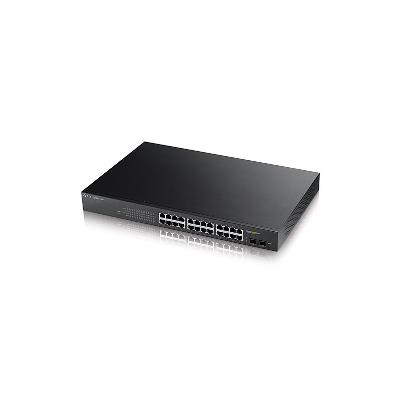 24 prievadų, 24 PoE komutatorius ZyXEL GS1900-24HP SWITCHZ24/24POE