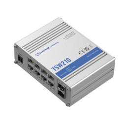 8 prievadų pramoninis komutatorius TELTONIKA TSW210 SWITCHTELTSW210