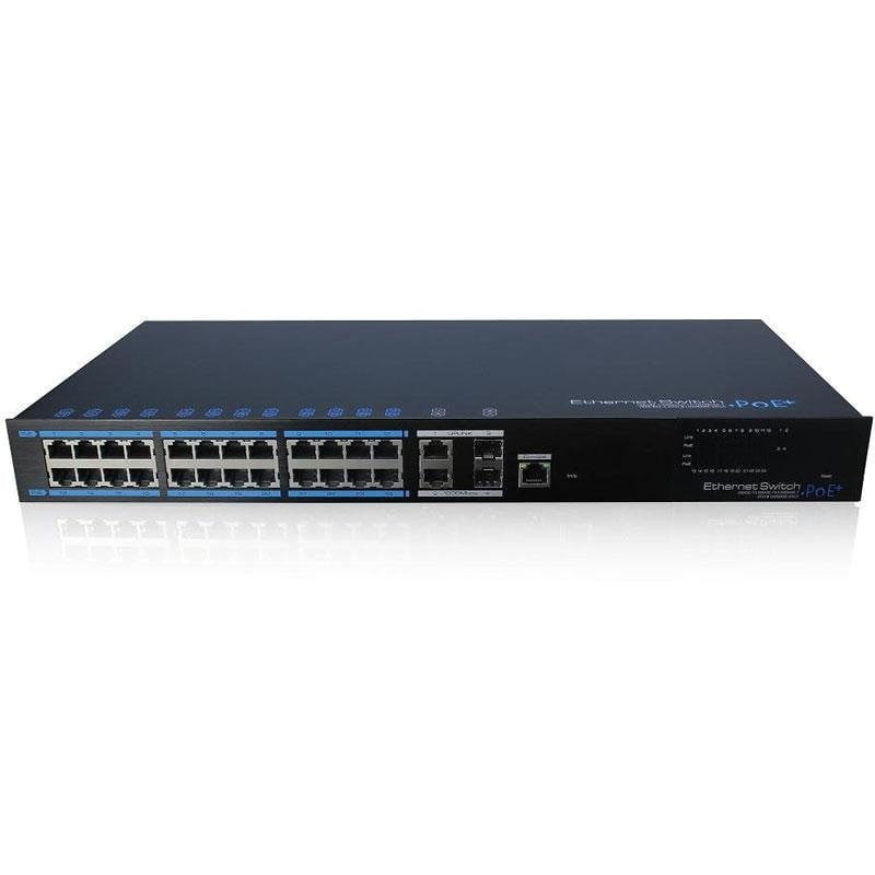 18 prievadų, 16 PoE komutatorius UTEPO UTP3218TS-PSB  SWITCHUTEPOUTP3218TSPSB