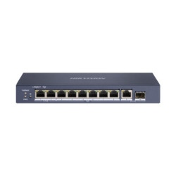 10 prievadų, 8 PoE prievadų komutatorius Hikvision DS-3E0510HP-E SWITCHDS-3E0510HPE