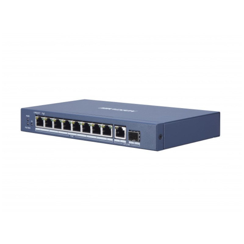 Hikvision 10 prievadų 8 PoE prievadų komutatorius DS-3E0510P-E/M SWITCHDS3E0510PEM