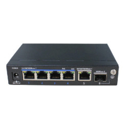 6 prievadų 4 PoE prievadų komutatorius UTEPO UTP3306TS-PSB SWITCHUTEPOUTP3306TSPSB