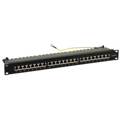 Komutacinė panelė 19'' 1U, FTP 6A cat., 24 prievadų TKP19/1U/FTP6A/24PLAIK