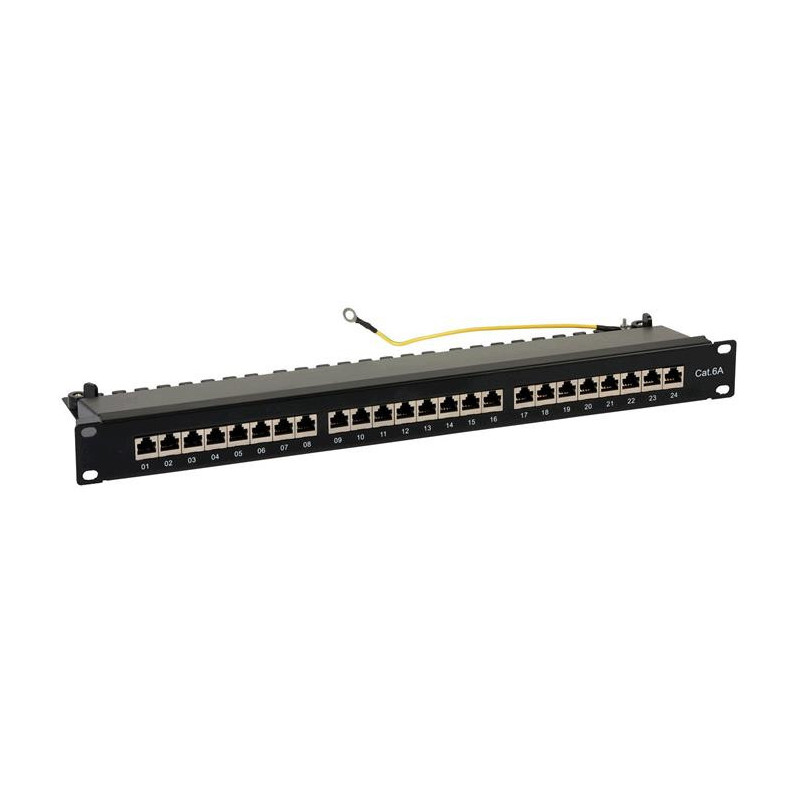 Komutacinė panelė 19'' 1U, FTP 6A cat., 24 prievadų TKP19/1U/FTP6A/24PLAIK