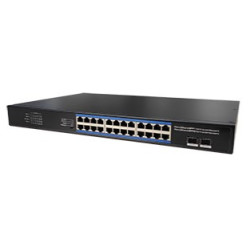 Utepo komutatorius 24 PoE 1 Gb + 2-XSFP Gb, UTP3324S-PSB250-M0 SWITCHUTP3324SPSB250M0
