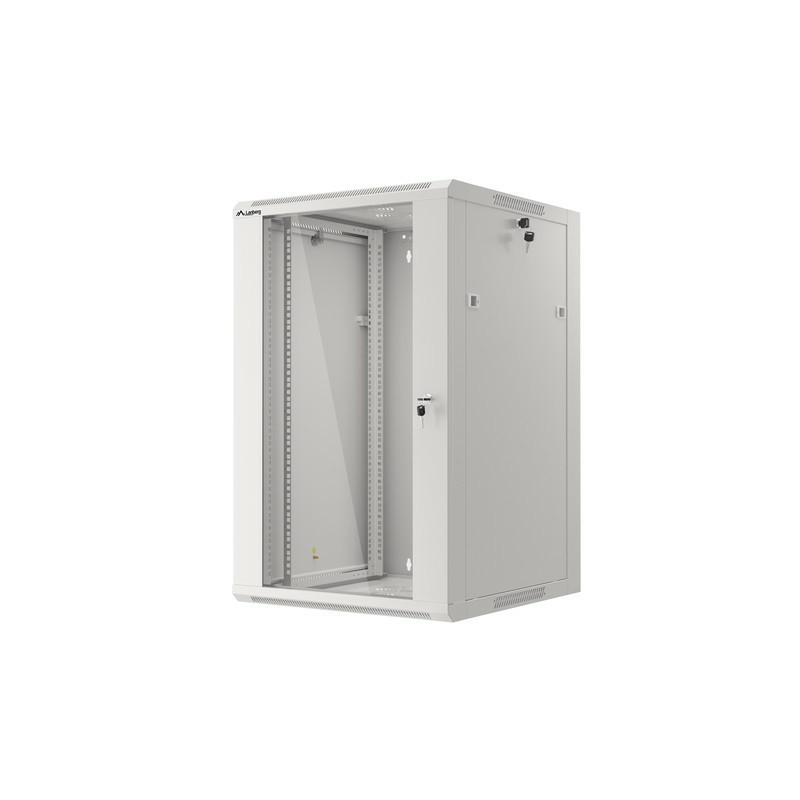 Komutacinė spinta 19'' pakabinama 18U 600x450x902 (RAL7035) KS18U600X450PAKTS