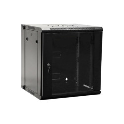 Komutacinė spinta 19'' pakabinama 6U 600x350x380 (juoda, surinkta) KS6U600x350PAKJ