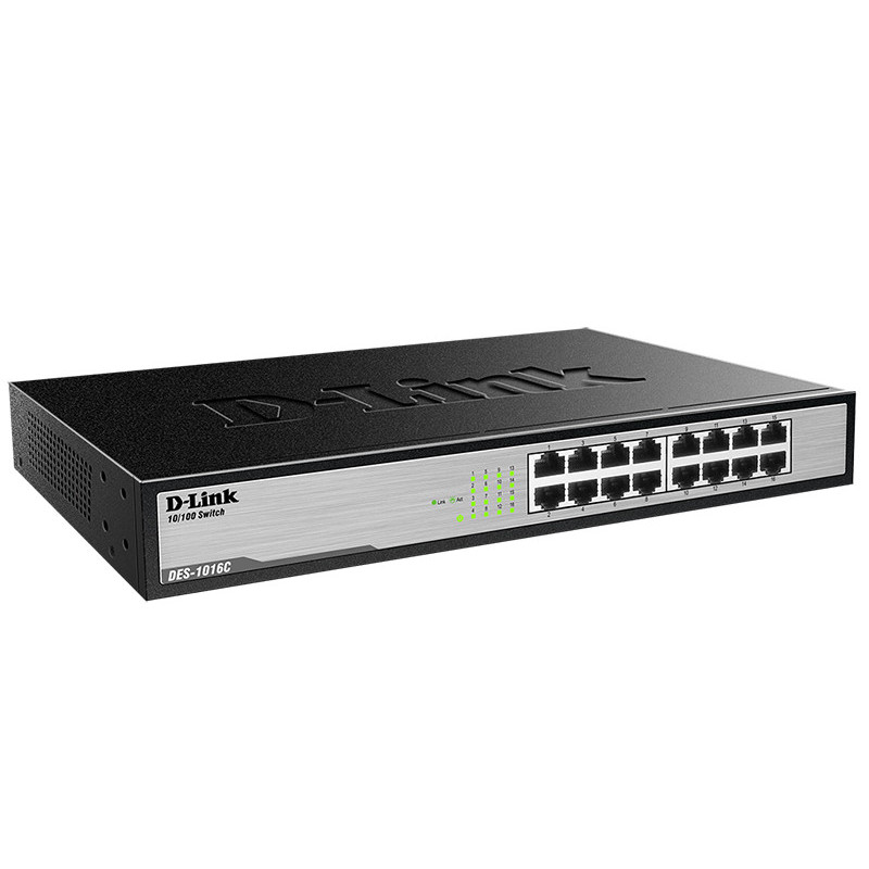 16 prievadų komutatorius D-Link DES-1016C SWITCHDES-1016C