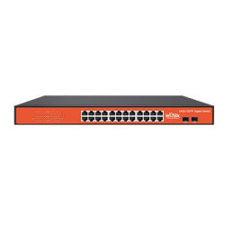 26 prievadų komutatorius Wi-Tek WI-SG124F SWITCHWI-SG124F