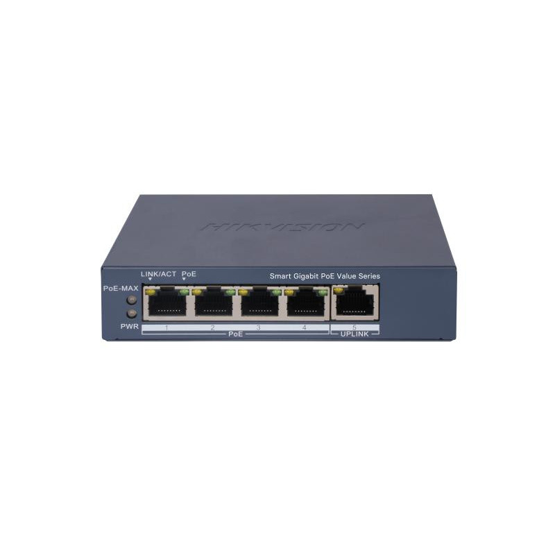 Hikvision 5 prievadų komutatorius DS-3E1505P-EI/M SWITCHDS3E1505PEIM