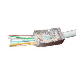 RJ45 ki&scaron;tukas (perki&scaron;amas, FTP, CAT6) VKISTRFTP6CATJ45PER