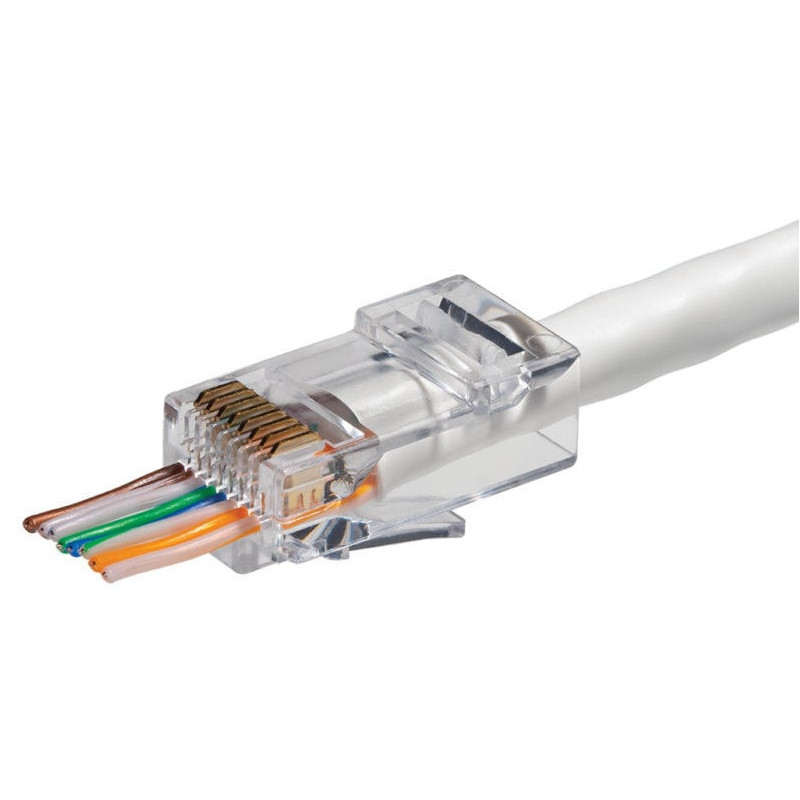 RJ45 ki&scaron;tukas (perki&scaron;amas, UTP, CAT6) VKISTUTP6CATRJ45PER