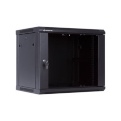 Komutacinė pakabinama spinta 19" 15U 600x600x769 (juoda, nesurinkta) KS15U600x600PAKJNE