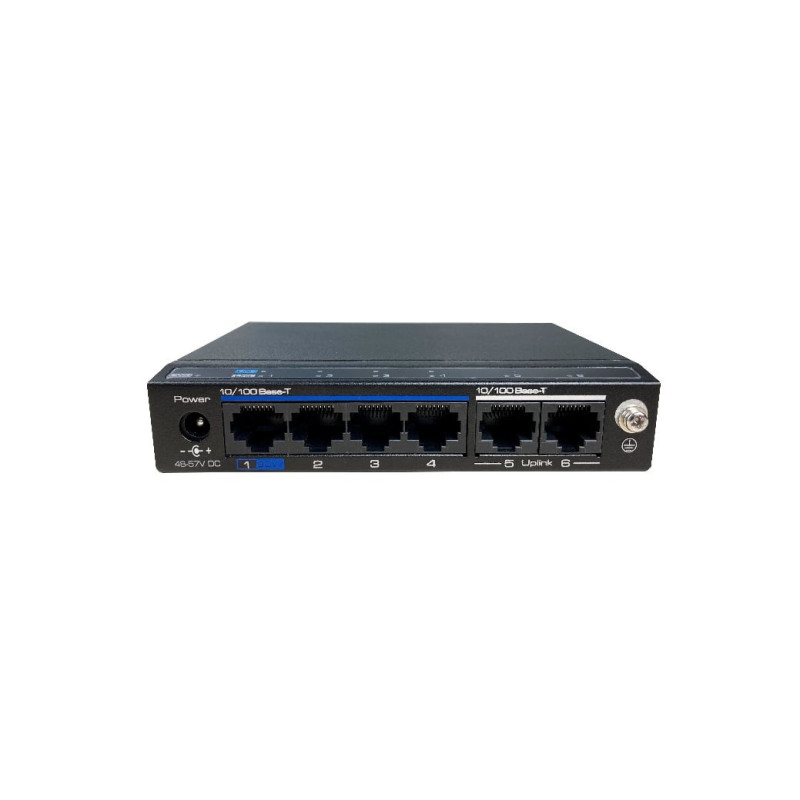 6 prievadų, 4 PoE prievadų komutatorius Utepo UTP3106TS-PSB SWITCHUTP3106PSB