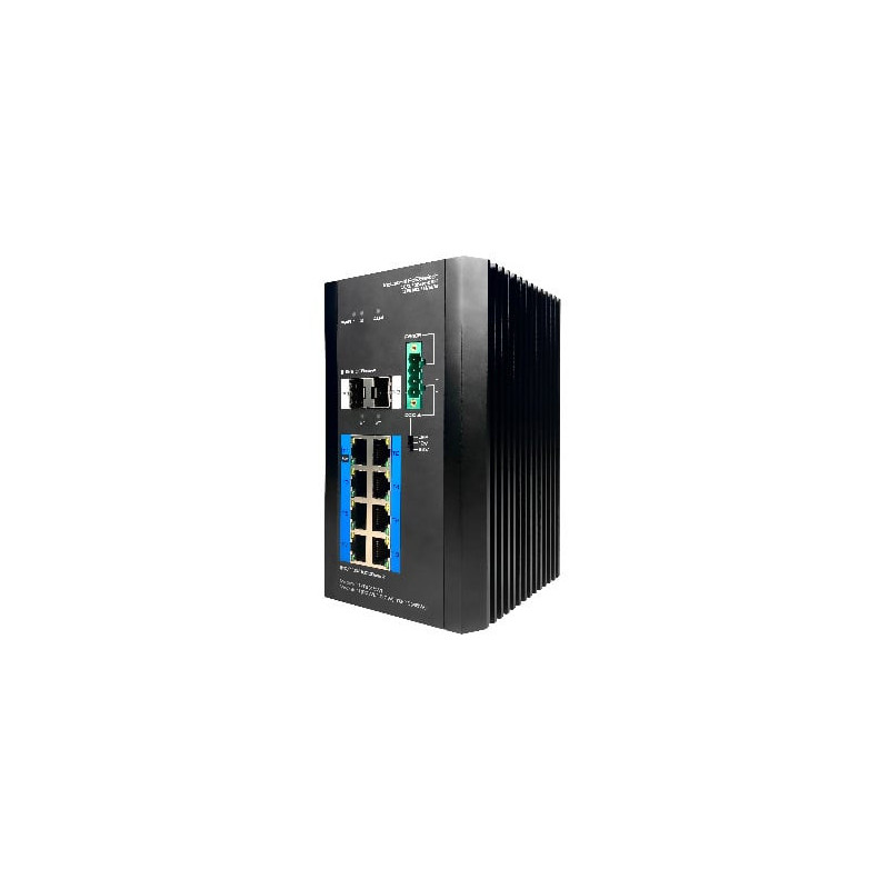 10 prievadų komutatorius UTEPO UTP7310S-PSD240-W (pramoninis) SWITCHUTP7310SPSD240W