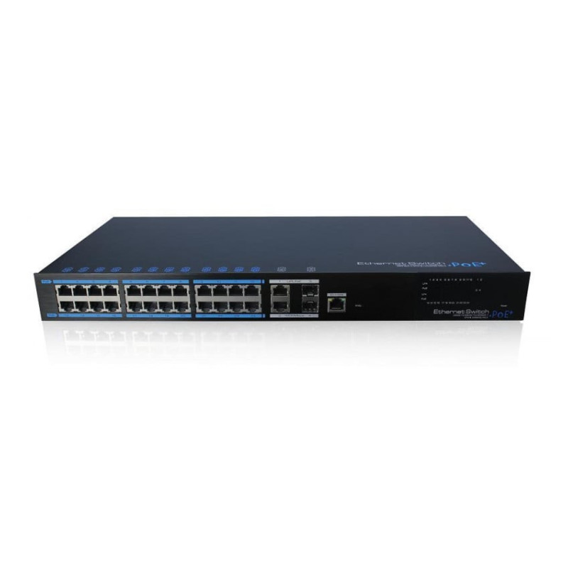 24 prievadų komutatorius UTEPO UTP7224E-POE-L2 SWITCHUTP7224POEL2