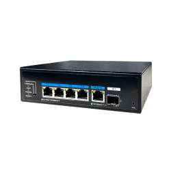 6 prievadų, 4 PoE komutatorius UTEPO UTP6306TS-PSD-PDD SWITCHUTP6306TSPSDPDD