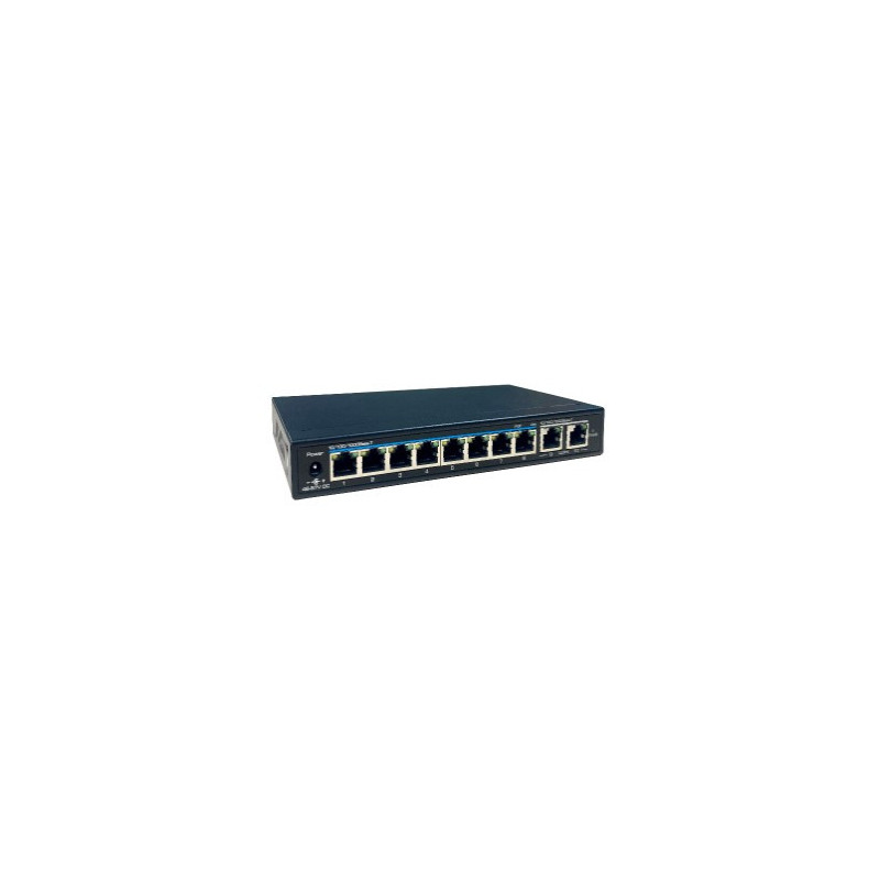 10 prievadų 8 PoE prievadų komutatorius UTEPO UTP3310-PSB SWITCHUTP3310PSB