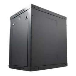 Komutacinė spinta 19" 12U 600x450x635 (juoda, pakabinama, nesurinkta) KS12U600x450PAKPNES