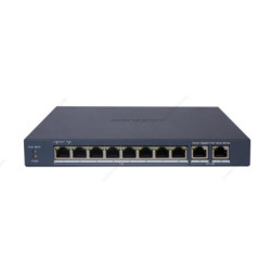 10 prievadų, 8 PoE prievadų komutatorius Hik-vision DS-3E1510P-EIV2 SWITCHDS3E1510PEIV2