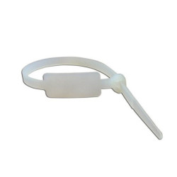 Dirželis kabeliui su vertikale aik&scaron;tele žymėjimui LEGRAND 032063 180x4.6mm (baltas) VDIR95X2.4AIKSV