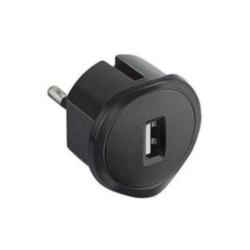 Įkrovimo lizdas USB Legrand 050681 (juodas, 5V 1.5A) L050681