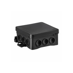 Hermetinė paskirstymo dėžutė Simet NS6 35346107 (juoda, 85x85x40mm, IP54) SIM35346107