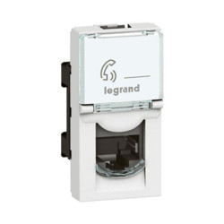 RJ11 lizdas Mosaic Legrand 078730 (white) L078730