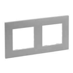 2 v. rėmelis Niloe Step Legrand 863392 (aluminio spalva) LNILOE2REMAL